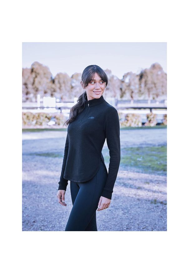 WEATHERBEETA - Sweter damski Weatherbeeta London. Kolor: czarny. Materiał: polar. Sezon: zima