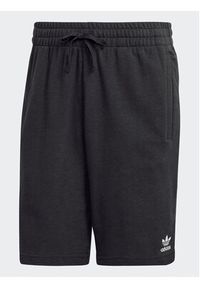 Adidas - adidas Szorty sportowe Essentials+ Made With Hemp Shorts HR8617 Czarny Regular Fit. Kolor: czarny. Materiał: bawełna. Styl: sportowy #5