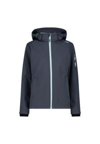 Kurtka damska turystyczna CMP 39A5006. Kolor: niebieski. Materiał: softshell. Sport: turystyka piesza #1