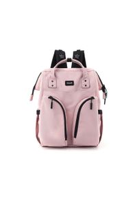 Peterson - Plecak mommy bag Himawari 1208 j. różowy. Kolor: różowy. Materiał: poliester