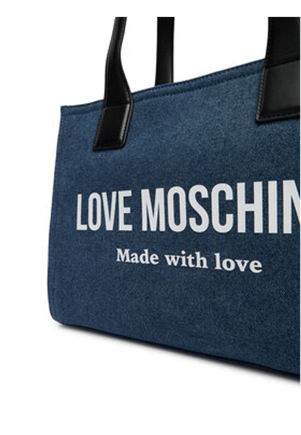 Love Moschino - LOVE MOSCHINO Torebka JC4056PP1OLG170A Niebieski. Kolor: niebieski