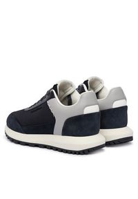 Emporio Armani Sneakersy EM004839 AF24321 MB617 Granatowy. Kolor: niebieski. Materiał: materiał #4