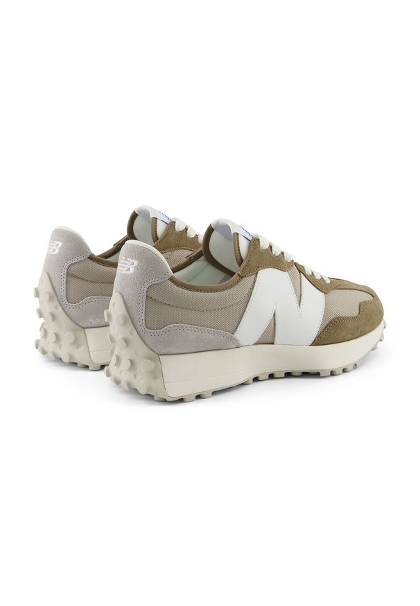 Buty unisex New Balance U327CH – brązowe. Okazja: na co dzień. Kolor: brązowy. Materiał: zamsz, skóra, materiał, guma. Szerokość cholewki: normalna