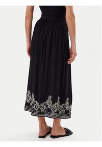 JDY Spódnica maxi Risso 15354225 Czarny Regular Fit. Kolor: czarny. Materiał: wiskoza #4