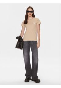 Calvin Klein Jeans Komplet 2 t-shirtów J20J219734 Beżowy Slim Fit. Kolor: beżowy. Materiał: bawełna #3