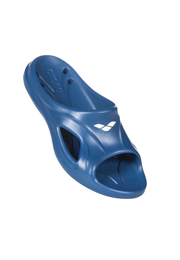 Klapki męskie basenowe Arena Hydrosoft II Hook - granatowe, Rozmiar buta 45. Okazja: na plażę. Kolor: niebieski. Materiał: tkanina