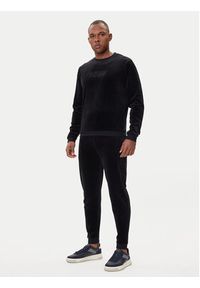 BOSS Bluza Velour 50550636 Czarny Regular Fit. Kolor: czarny. Materiał: bawełna, welur #2