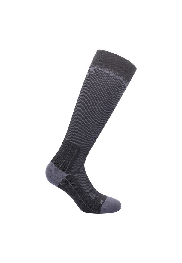 Skarpety trekkingowe CMP WOOL LONG anatomiczne długie. Kolor: czarny, niebieski, wielokolorowy. Sport: outdoor, turystyka piesza