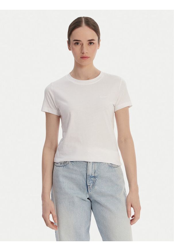 BOSS T-Shirt C_Esogo_1 50506973 Biały Regular Fit. Kolor: biały. Materiał: bawełna