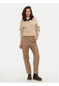 Weekend Max Mara Spodnie materiałowe Hateley 2425136052 Beżowy Regular Fit. Kolor: beżowy. Materiał: wełna #4