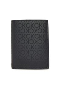 Calvin Klein Portfel męski Ck Sleek Bifold 7Cc W/Coin K50K512866 Czarny. Kolor: czarny. Materiał: materiał