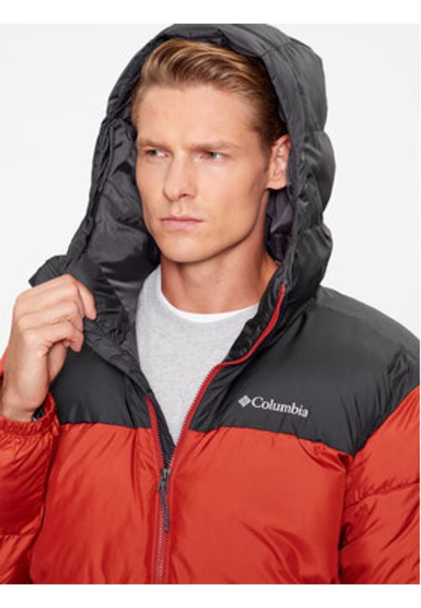 columbia - Columbia Kurtka zimowa Puffect™ Hooded Jacket 200841 Pomarańczowy Regular Fit. Kolor: pomarańczowy. Materiał: syntetyk. Sezon: zima