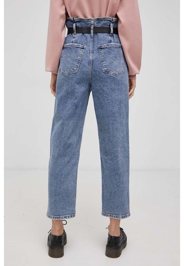 only - Only Jeansy damskie high waist. Stan: podwyższony. Kolor: niebieski