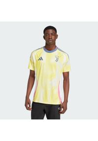 Adidas - Koszulka Juventus 24/25 Away. Kolor: żółty. Materiał: materiał #1