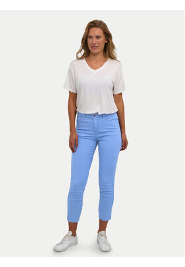 Kaffe Jeansy Zelina 10506253 Błękitny Slim Fit. Kolor: niebieski