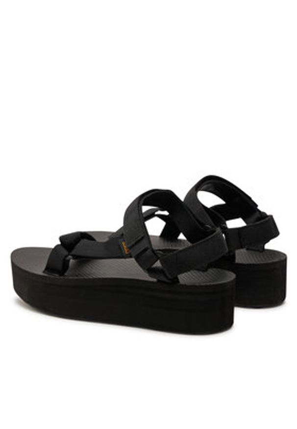Teva Sandały Flatform Universal 1008844 Czarny. Kolor: czarny. Materiał: materiał
