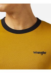 Wrangler - WRANGLER SS RINGER TEE MĘSKI T-SHIRT KOSZULKA LOGO GOLDEN BROWN W7B99FKVQ 112131576 #4