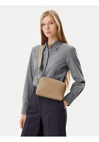 Calvin Klein Jeans Torebka Ultralight Camera Bag21 Pu LV04K3124G Beżowy. Kolor: beżowy. Materiał: skórzane