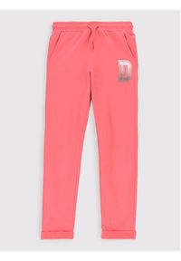 COCCODRILLO - Coccodrillo Spodnie dresowe ZC2120101EVG Różowy Regular Fit. Kolor: różowy. Materiał: bawełna