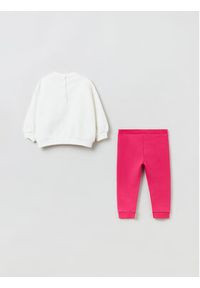 OVS Komplet bluzka i spodnie Chip & Dale 1625501 Biały Regular Fit. Kolor: biały. Materiał: bawełna