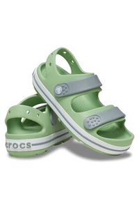 Crocs Sandały Crocband Cruiser Sandal Kids 209423 Zielony. Kolor: zielony #7