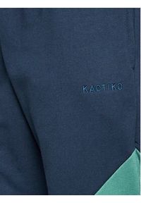 Kaotiko Spodnie dresowe Retro Athletic AL063-01-G002 Granatowy Relaxed Fit. Kolor: niebieski. Materiał: bawełna #3