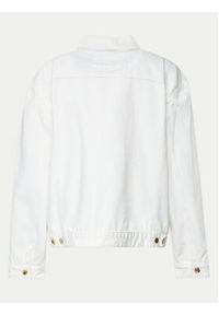 Michael Kors Kurtka jeansowa MR4104U80V Biały Relaxed Fit. Kolor: biały. Materiał: bawełna