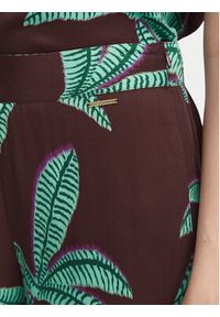 LOLA CASADEMUNT Spodnie materiałowe LS2614055 Brązowy Relaxed Fit. Kolor: brązowy. Materiał: wiskoza #4