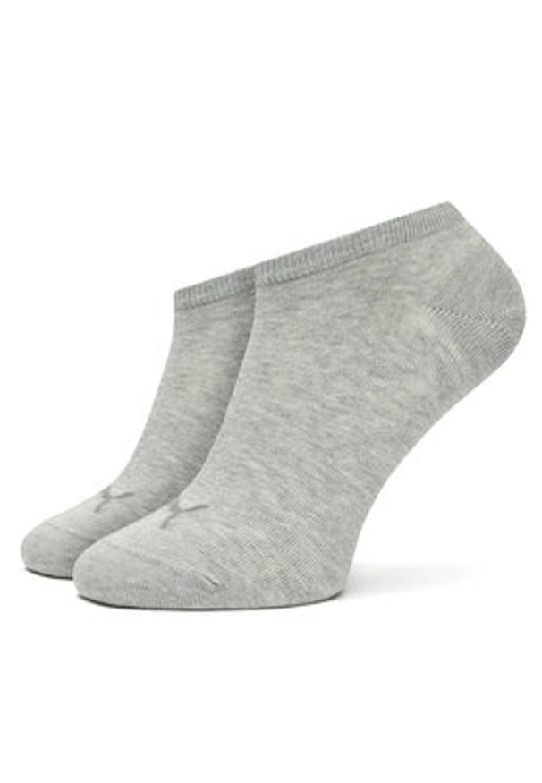 Puma Zestaw 3 par niskich skarpet unisex 938624 Szary. Kolor: szary. Materiał: bawełna, materiał