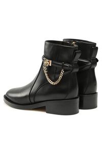 MICHAEL Michael Kors Botki Hamilton Flat Bootie 40F3HAME5L Czarny. Kolor: czarny. Materiał: skóra #2
