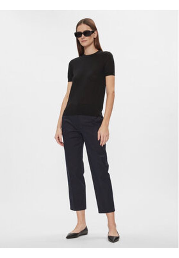 TOMMY HILFIGER - Tommy Hilfiger Chinosy WW0WW40504 Granatowy Regular Fit. Kolor: niebieski. Materiał: bawełna