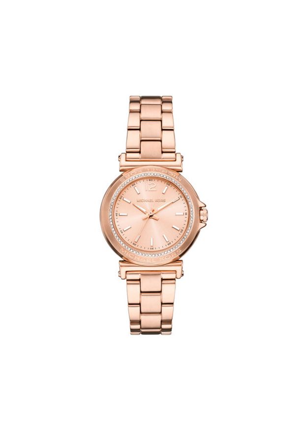 Michael Kors Zegarek Maren MK7491 Różowe złoto. Kolor: złoty, wielokolorowy, różowy