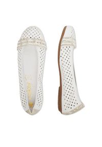 Rieker Baleriny CEO-41430-81 Biały. Kolor: biały. Materiał: skóra, syntetyk #3