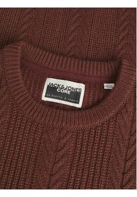 Jack & Jones - Jack&Jones Sweter 12261436 Brązowy Regular Fit. Kolor: brązowy. Materiał: bawełna #8