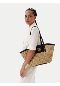 Pinko - PINKO Torebka Love Summer Basket PE 25 PLTT 103324 A1RL Beżowy. Kolor: beżowy #3