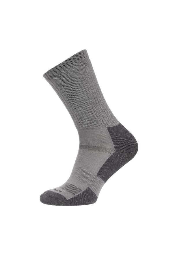 NA GIEAN - Skarpety Trekkingowe Na Giean Enhanced Medium Weight Crew Grey. Kolor: szary. Materiał: wełna. Sport: turystyka piesza