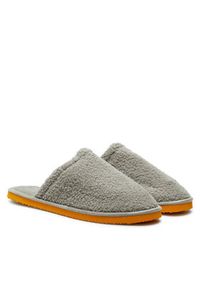 Jack & Jones - Jack&Jones Kapcie Jfwharry Fluff Slipper 12262873 Szary. Kolor: szary. Materiał: materiał #4