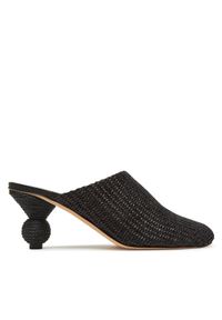 Weekend Max Mara Klapki 2515521015600 Czarny. Kolor: czarny. Materiał: materiał #1