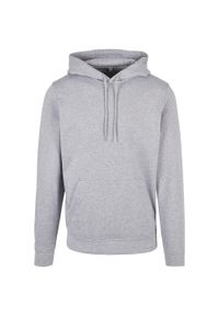 BUILD YOUR BRAND - Bluza Z Kapturem Unisex Dla Dorosłych. Typ kołnierza: kaptur. Kolor: szary