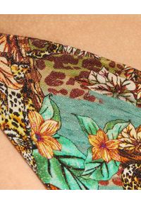 DEL MAAR - Dół od bikini Antay. Kolor: brązowy. Materiał: materiał. Wzór: nadruk, kolorowy