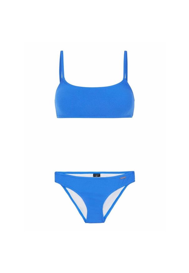 Damski 2-częściowy kostium kąpielowy typu bralette Protest Prthizz. Kolor: niebieski