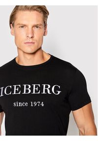 Iceberg T-Shirt 22II1P0F0146301 Czarny Regular Fit. Kolor: czarny. Materiał: bawełna #3