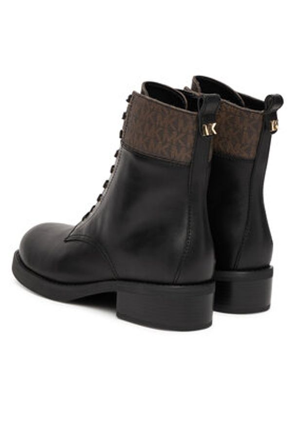 MICHAEL Michael Kors Trzewiki Lyle 40F5LYFB8L Czarny. Kolor: czarny. Materiał: skóra