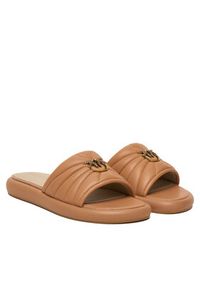 Pinko - PINKO Klapki Fiona 03 SD0525 P003 Beżowy. Kolor: beżowy. Materiał: skóra #2