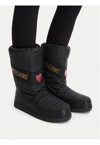 Love Moschino - LOVE MOSCHINO Śniegowce JA24032G1NISY000 Czarny. Kolor: czarny. Materiał: materiał #7