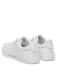 TOMMY HILFIGER - Tommy Hilfiger Sneakersy FW0FW08682 Biały. Kolor: biały. Materiał: skóra #6