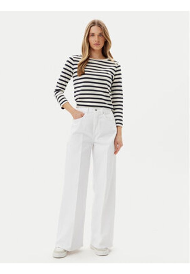 Pepe Jeans Jeansy PL204740 Niebieski Wide Leg. Kolor: niebieski