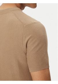 JOOP! Jeans Sweter 15 JJK-14Simoro 30045813 Beżowy Modern Fit. Kolor: beżowy. Materiał: bawełna #4
