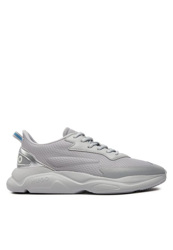 Hugo - Sneakersy HUGO. Kolor: srebrny