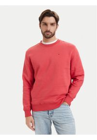 Tommy Jeans Bluza DM0DM20741 Koralowy Regular Fit. Kolor: pomarańczowy. Materiał: bawełna #1